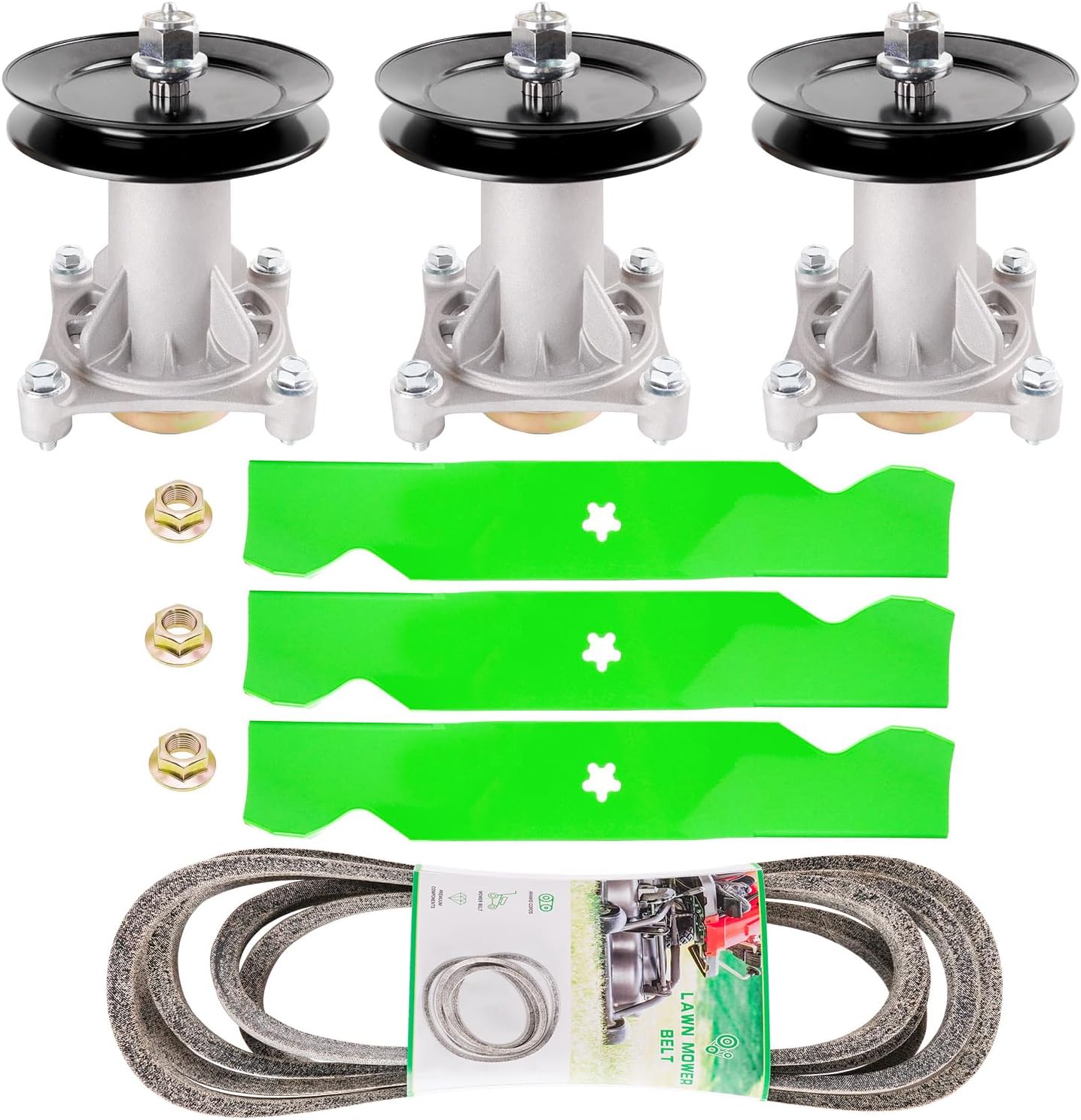 Spindle Assembly for Husqvarna Mower Decks - 3 Pack Replacement