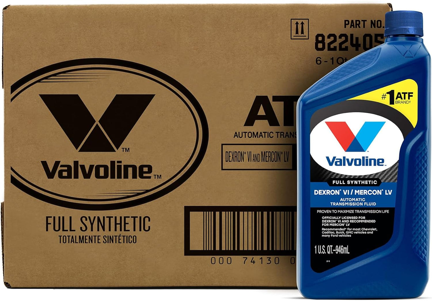 Valvoline DEXRON VI/MERCON LV Full Synthetic ATF for Smooth Shifting