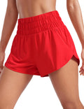 CRZ YOGA High Waisted Dolphin Running Shorts - Lightweight Comfort