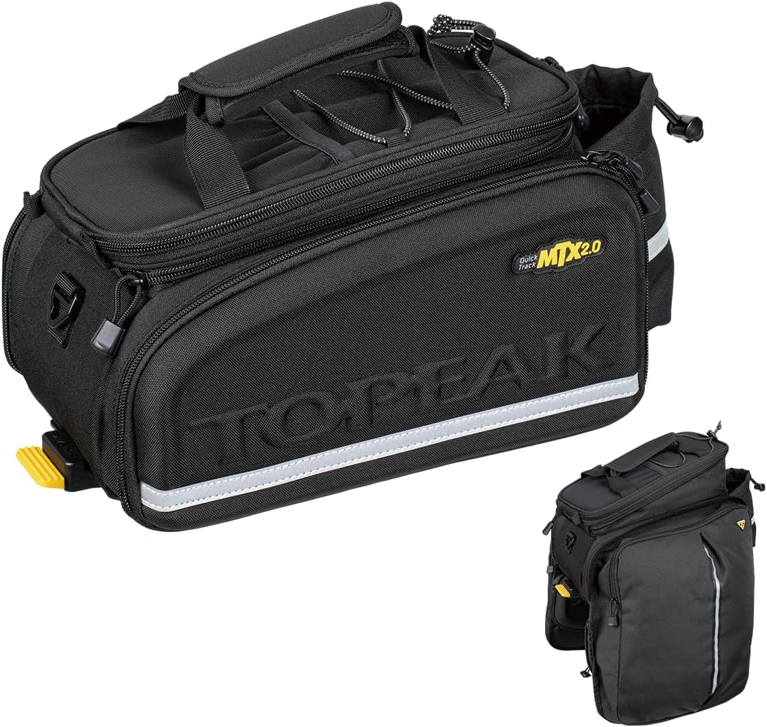Topeak MTX TrunkBag - Spacious Rear Bicycle Bag with Easy Mounting