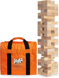 Jenga Giant Hardwood Blocks Stacking Game - Towers to Over 4 ft