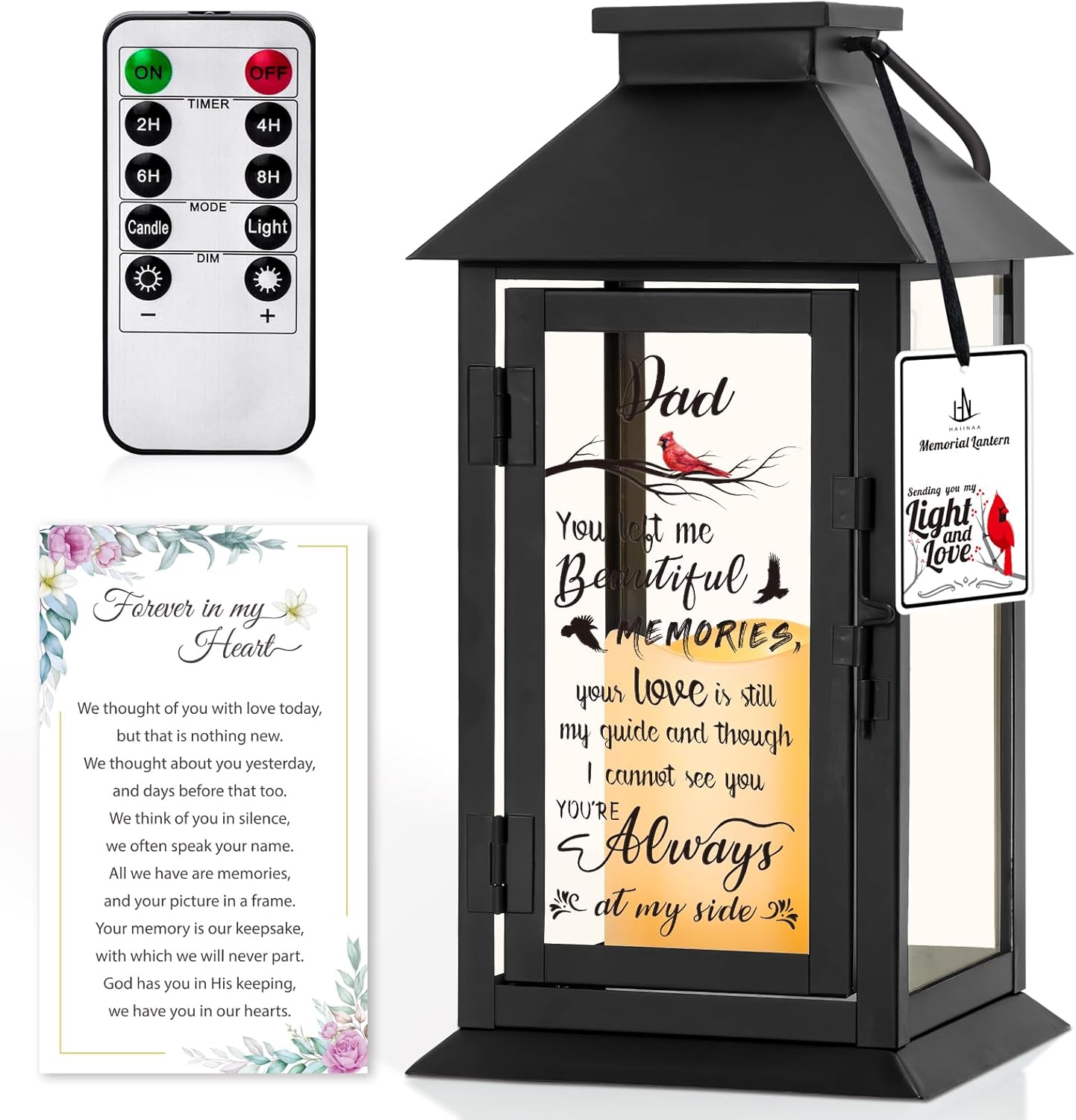 Memorial Lantern Bereavement Gifts for Loss of Loved One