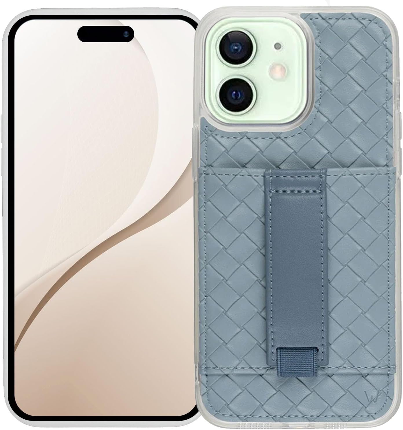 Aesthetic Wallet Phone Case for iPhone 12/12 Pro - Trendy Design