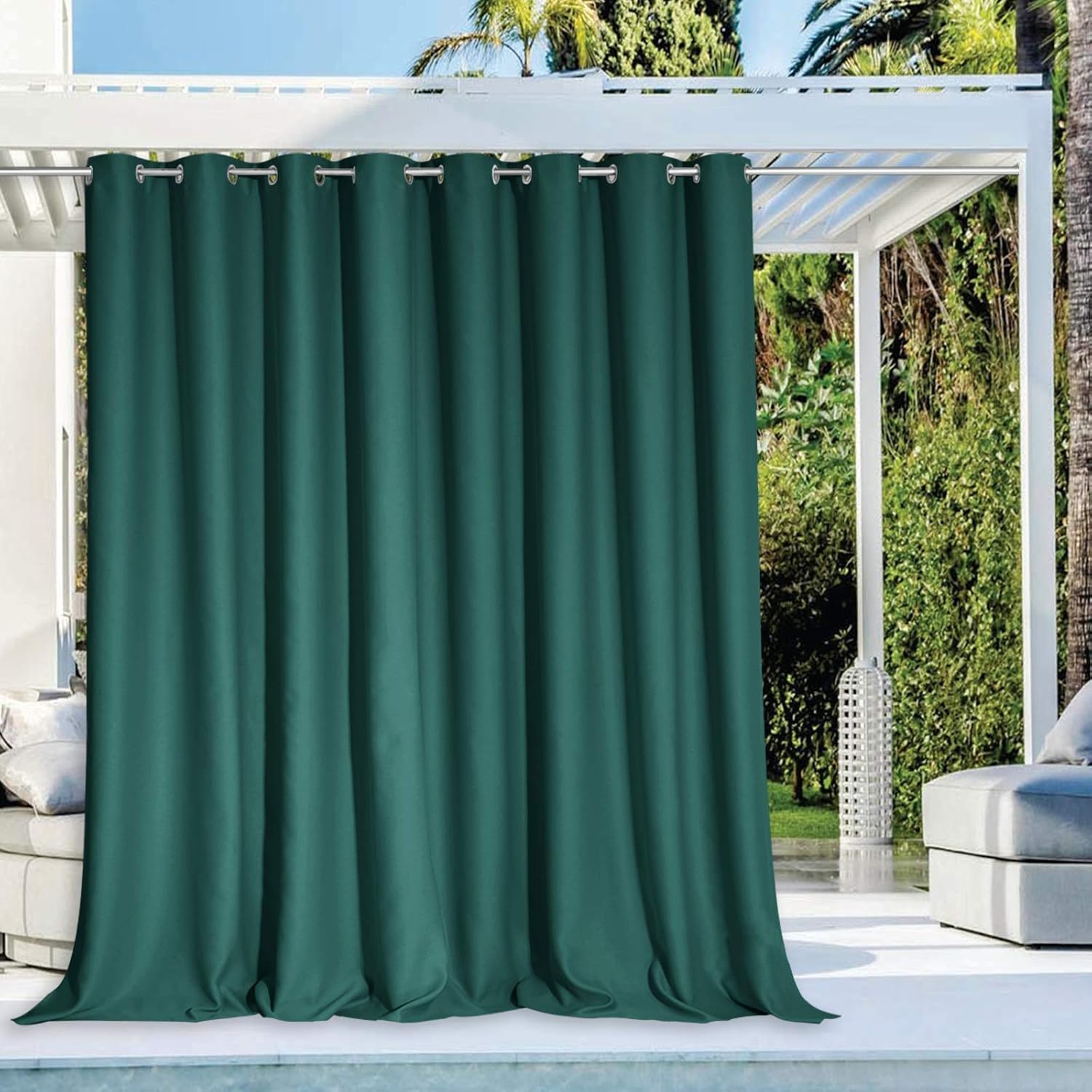 NICETOWN Waterproof Curtain for Patio - Extra Wide Thermal Insulation