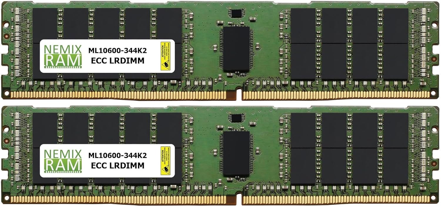 NEMIX RAM 64GB DDR3 1333MHZ PC3-10600 ECC LRDIMM Memory Kit