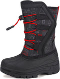 Kids Snow Boots for Boys Girls Toddler Winter Outdoor - Waterproof Fur