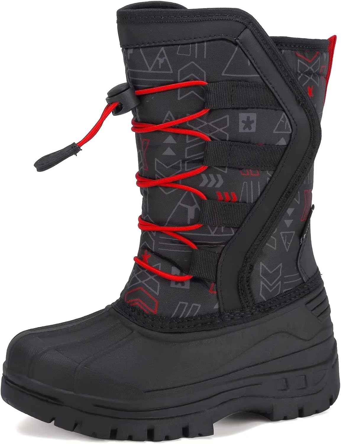 CIOR Kids Snow Boots for Boys Girls - Waterproof Winter Footwear