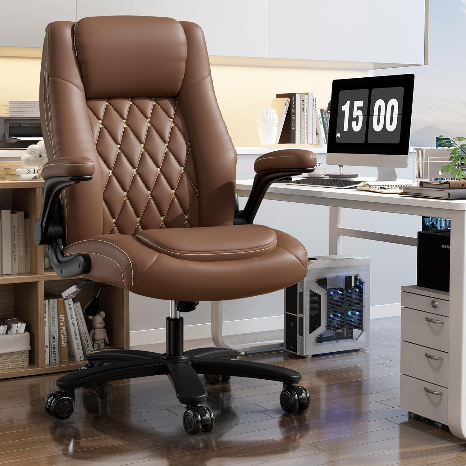 GYI O205P High Back Executive Office Chair for Big and Tall Users