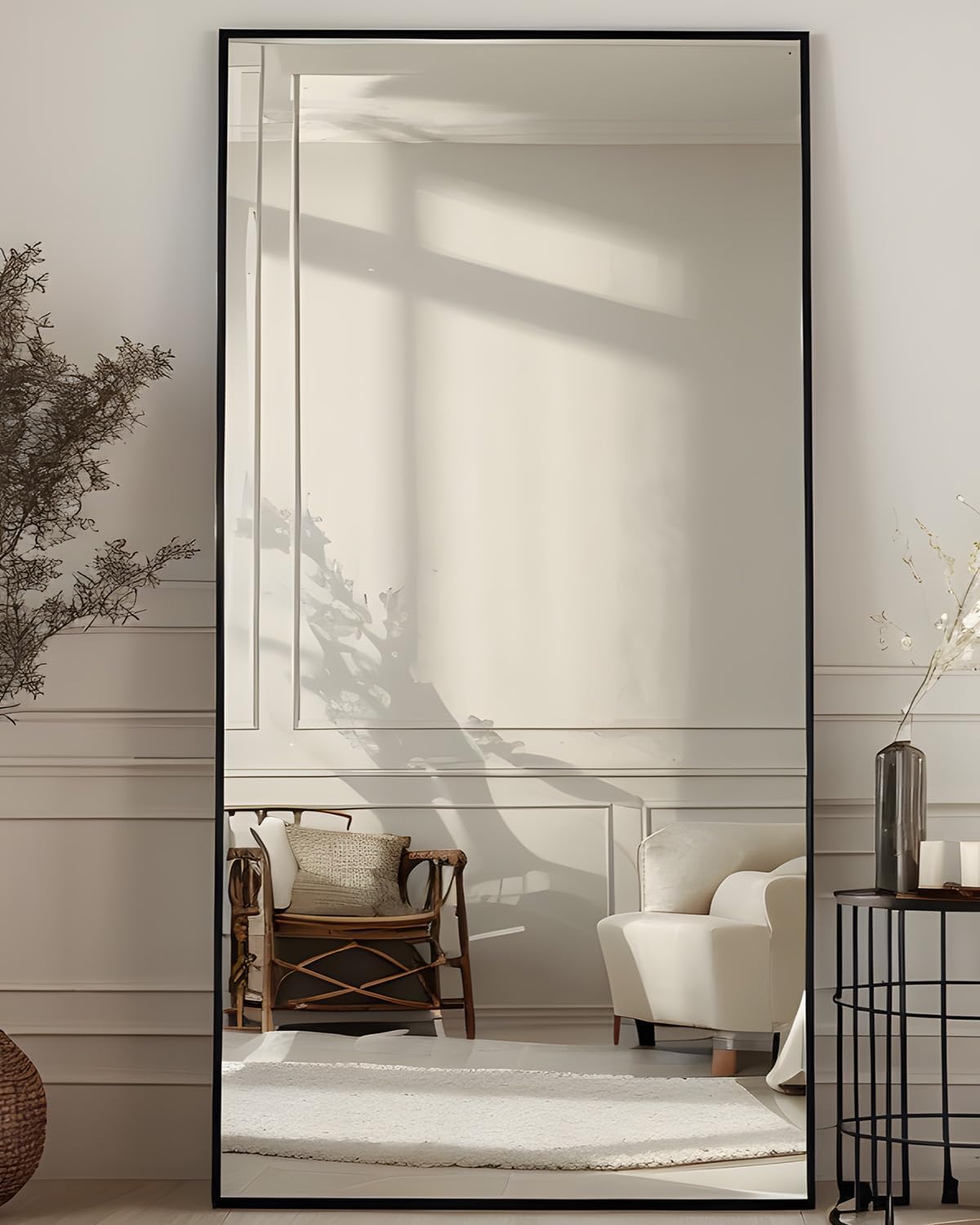 Antok Full Length Mirror 76x34 Floor Mirror with Stand