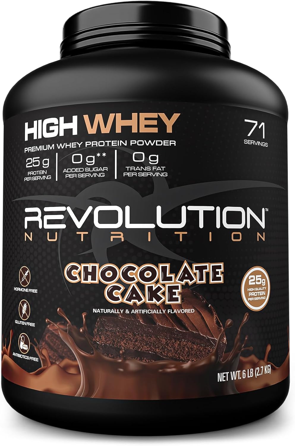 Revolution Nutrition High Whey Protein Powder for Lean Muscle