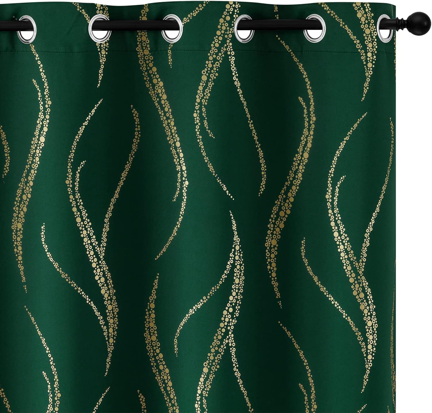 Yakamok Blackout Curtains 72 inch Length for Living Room Decor