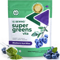 Best Tasting Super Greens Powder with 40+ Superfoods - Blueberry Acai