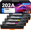 202A Toner Cartridge 4-Pack Replacement for HP 202A - Reliable Value