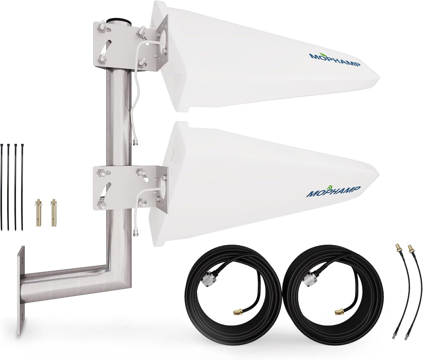 2x2 MIMO Log Periodic Antenna Kit for 4G LTE/5G Hotspots