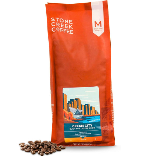 Stone Creek Coffee Medium Roast Whole Bean Coffee 2 LB Pack
