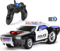 Rechargeable Police Car Remote Control Toy for Kids - Real Lights