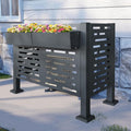 Air Conditioner Fence 3.83 ft x 1.84 ft x 2.92 ft - Outdoor AC