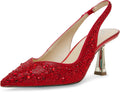 Betsey Johnson Rhinestone Pointed Toe Pumps - Sparkle with Comfort 2