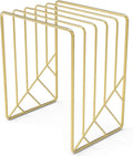 U Brands Metal Letter Sorter Vena Collection - Gold desk organizer