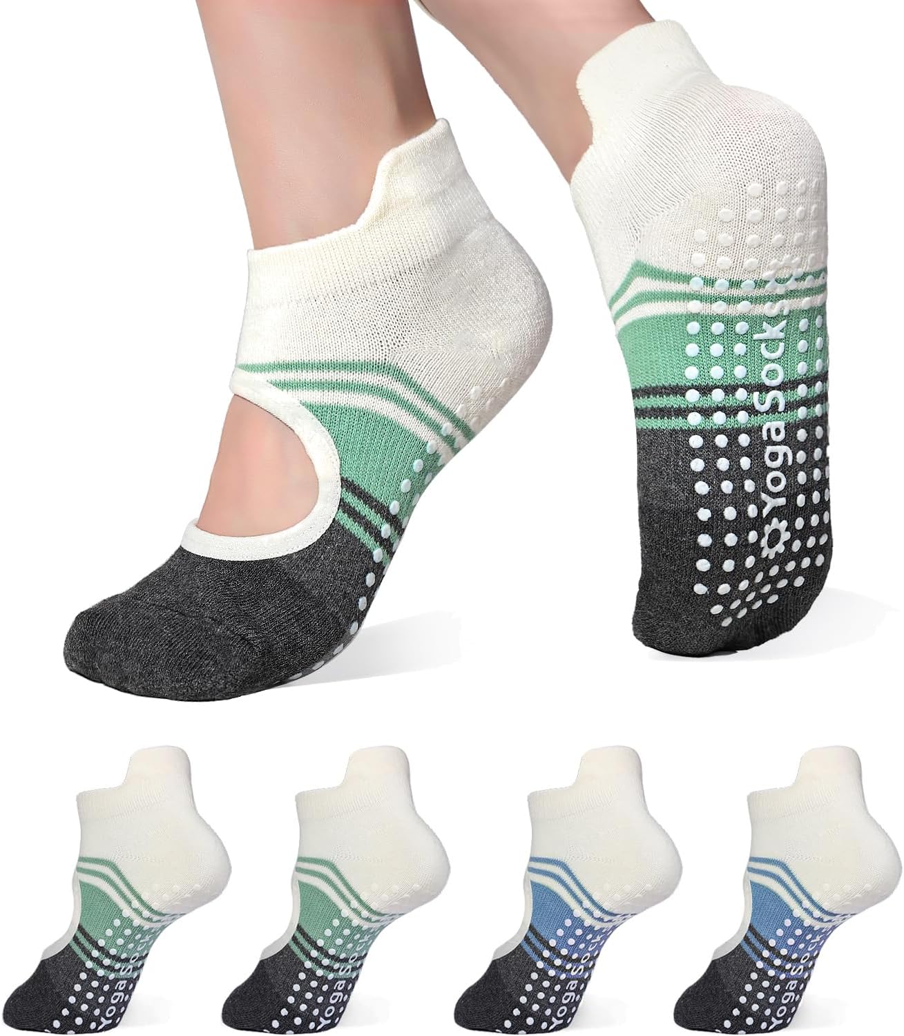 Cmonie Yoga Socks - Stylish Grip for Best Workouts
