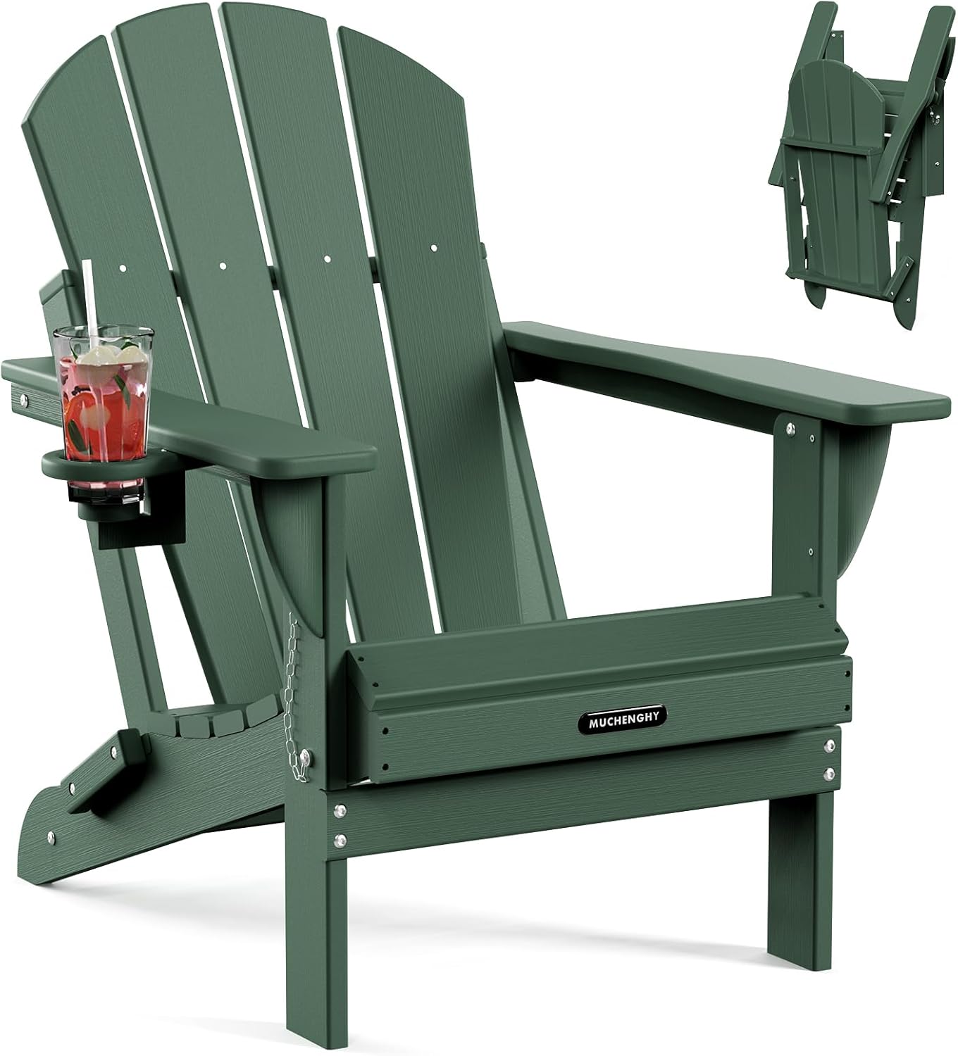 MUCHENGHY Folding Adirondack Chairs for Outdoor Relaxation