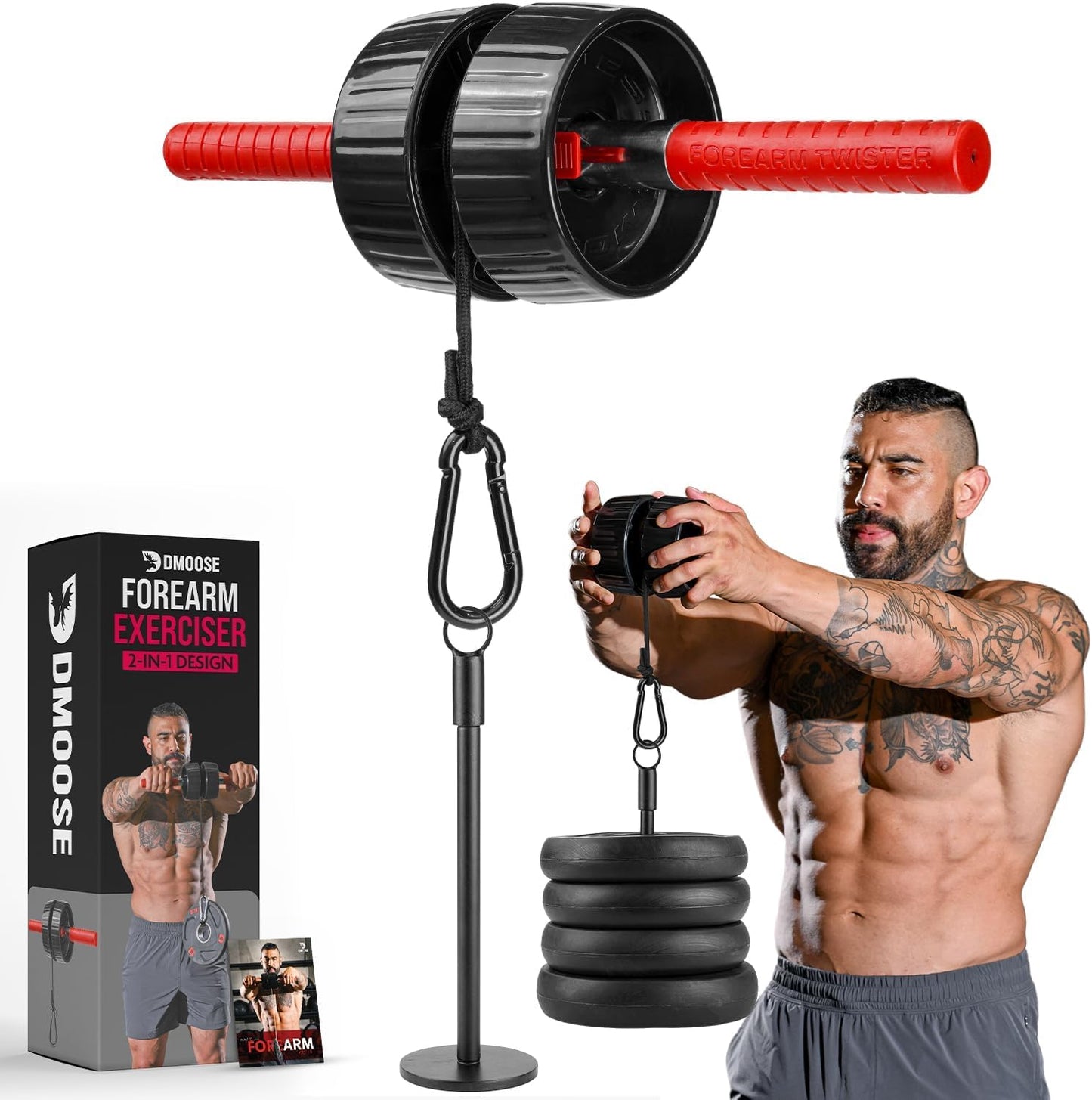 DMoose Fitness Forearm Strengthener for Enhanced Grip Strength