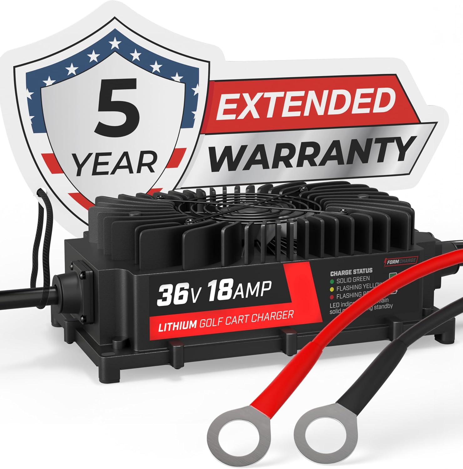 Fast Charge 36V Golf Cart with FORM Lithium Charger