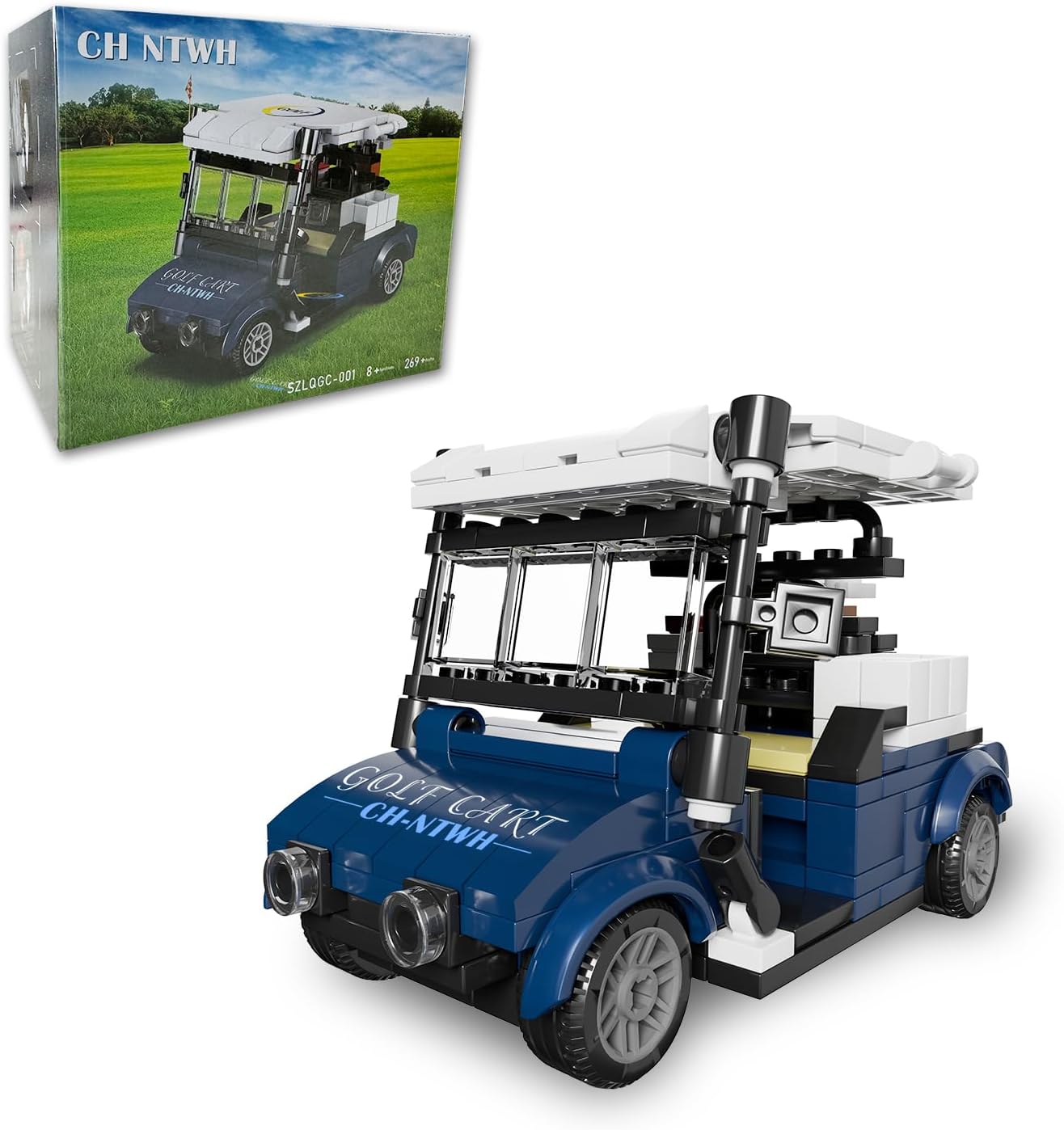 Golf Cart Toy Building Set for Adults - Unique Gag Gift Idea