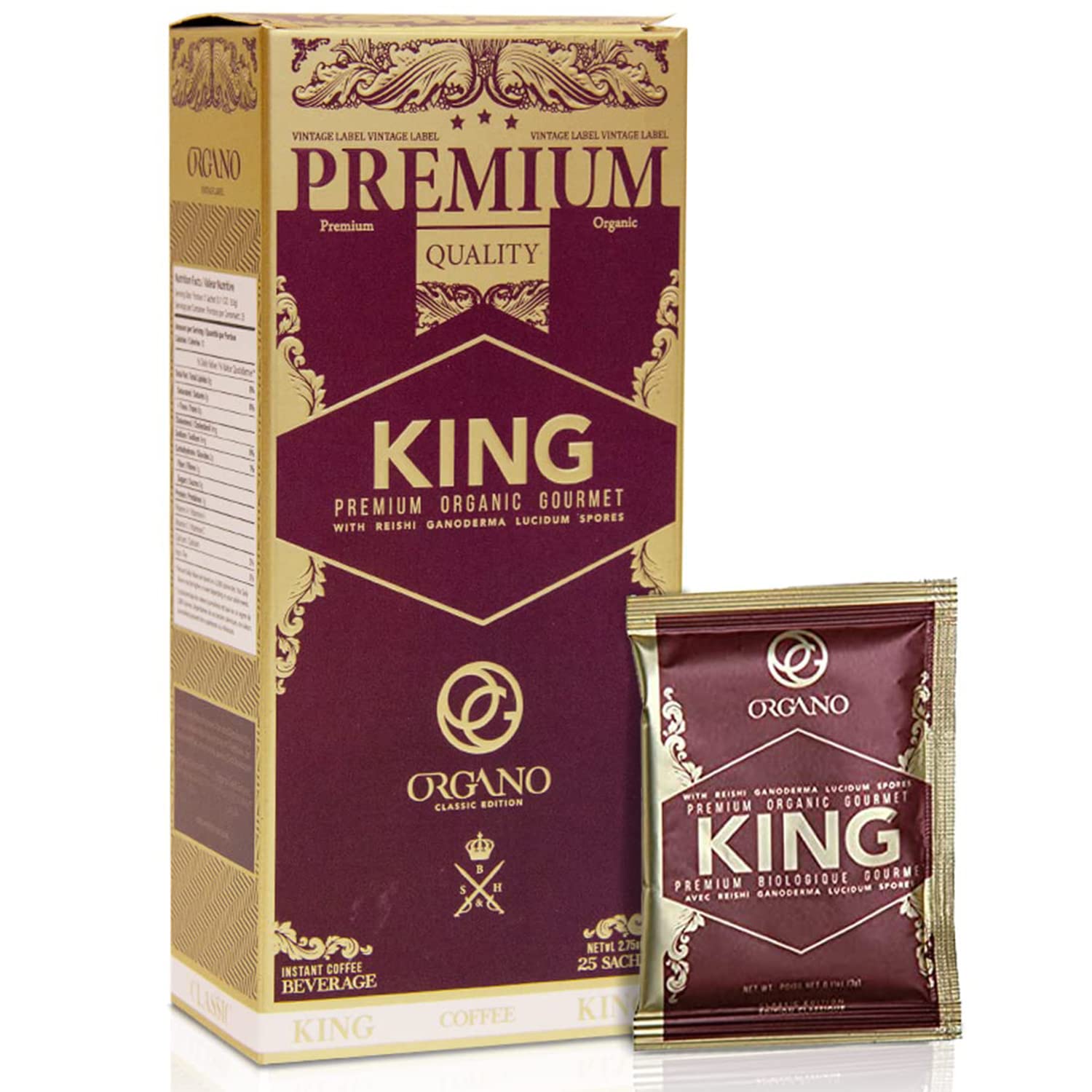 Premium Organo Coffee with Ganoderma Lucidum Boost