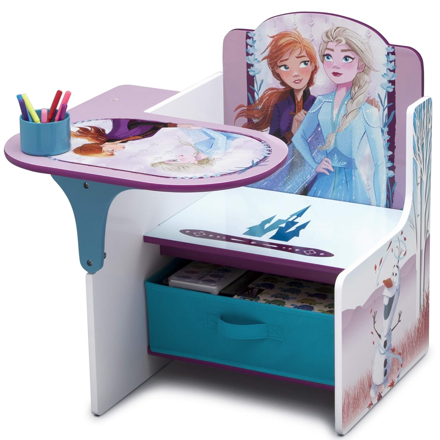 Disney Frozen II Chair Desk - Organized Comfort