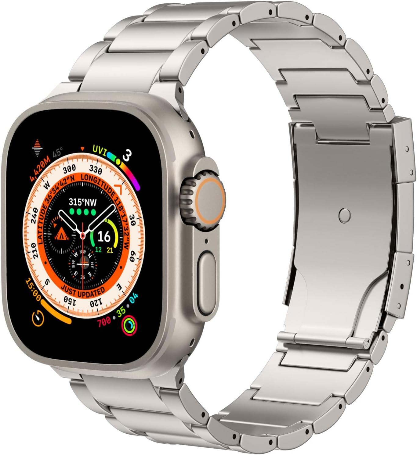 Titanium MoKo Band for Apple Watch - Ultra Lightweight!