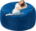 Homguava 6FT Giant Bean Bag Chair with Memory Foam for Comfort