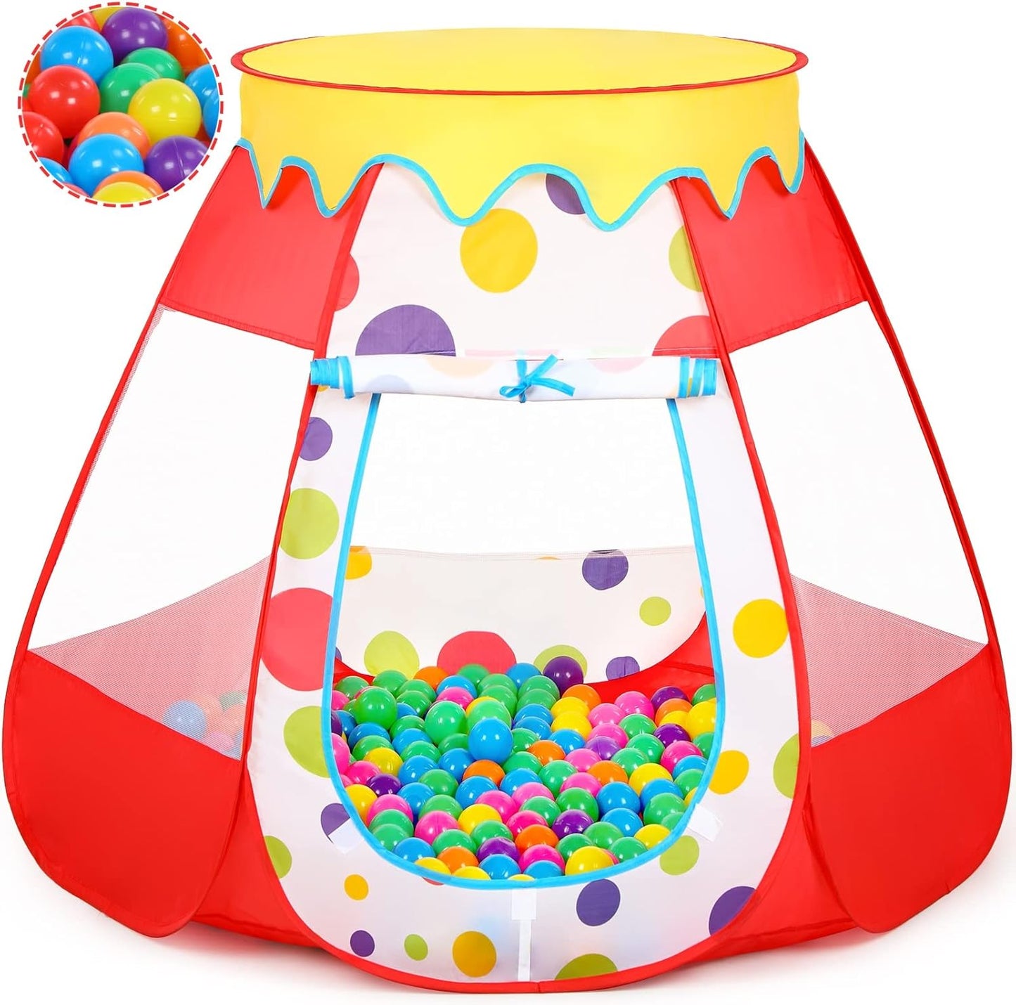 Princess Pop Up Ball Pit Set for Kids
