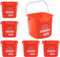 Matthew Detergent And Sanitizing Cleaning Bucket Set of 6