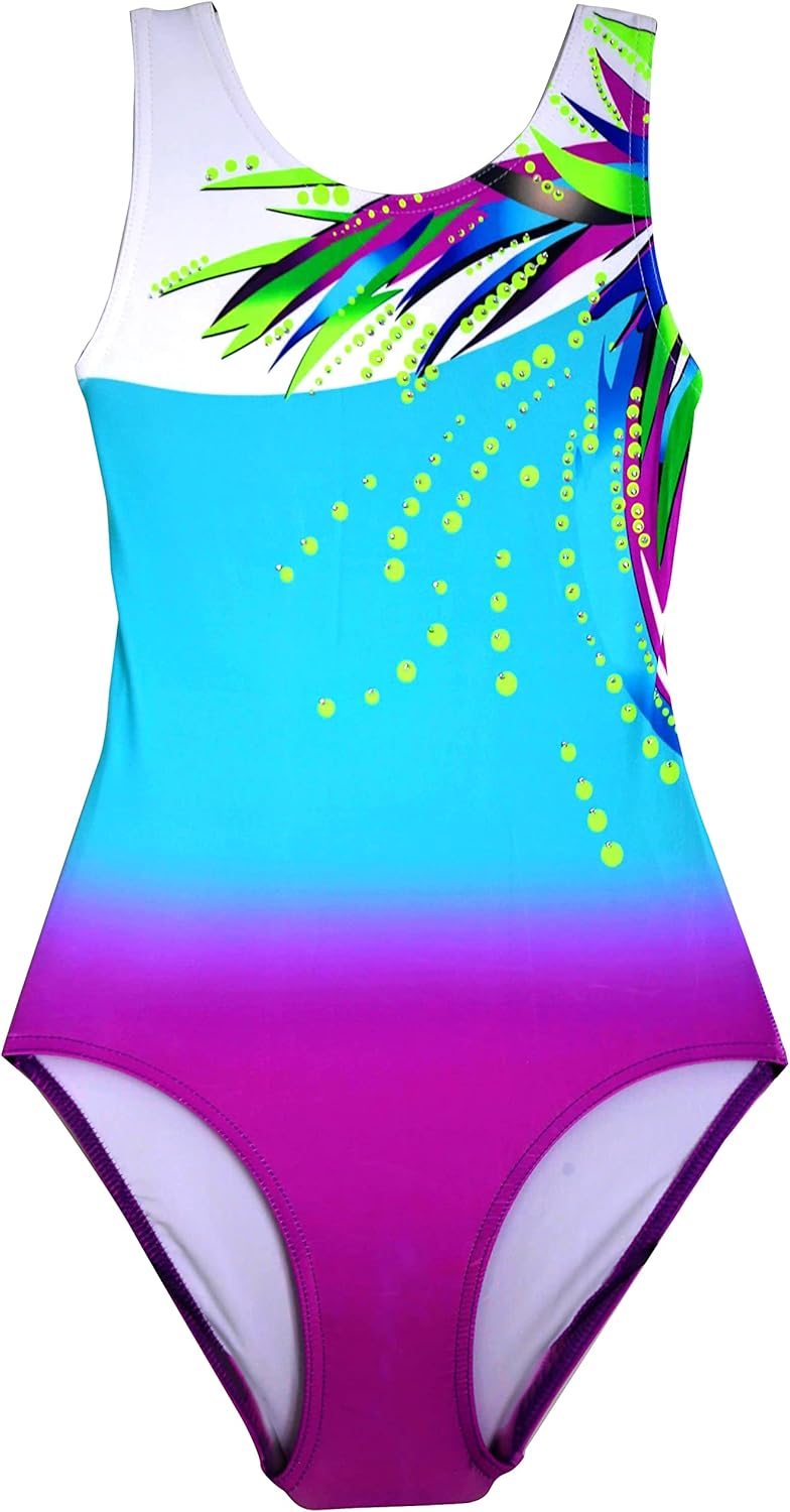 Stylish Gymnastics Leotards for Girls and Women, Sizes 3T-16