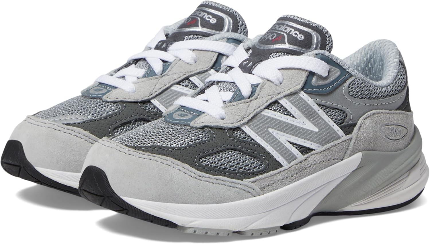 New Balance Kids' 990 V6 Lace-up Sneaker for Active Play