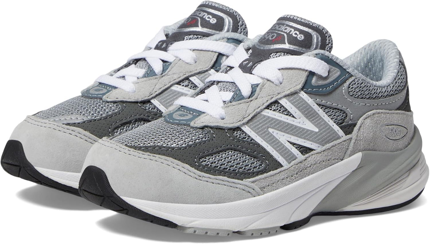 New Balance Kids' 990 V6 Lace-up Sneaker for Active Play