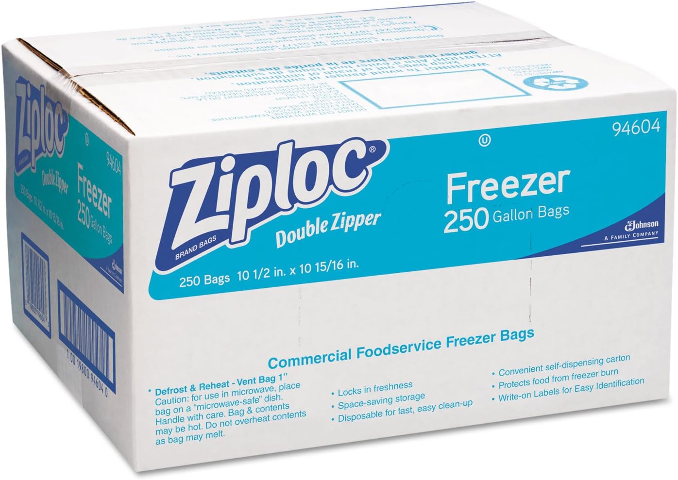 Ziploc Double-Zipper Freezer Bags for Ultimate Food Storage