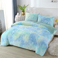 PERFEMET Long Faux Fur Shaggy Comforter Twin Set for Girls