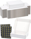 White Shipping Boxes 9x6x2 in Set of 45 - Sturdy Mailer Packaging