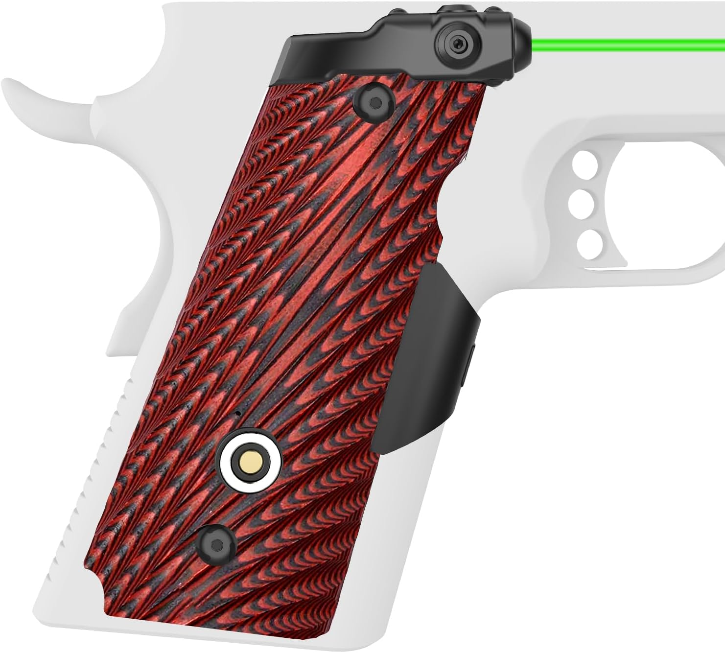 DARKFANG Compact 1911 Laser Grip with Ambi Safety Cut Review