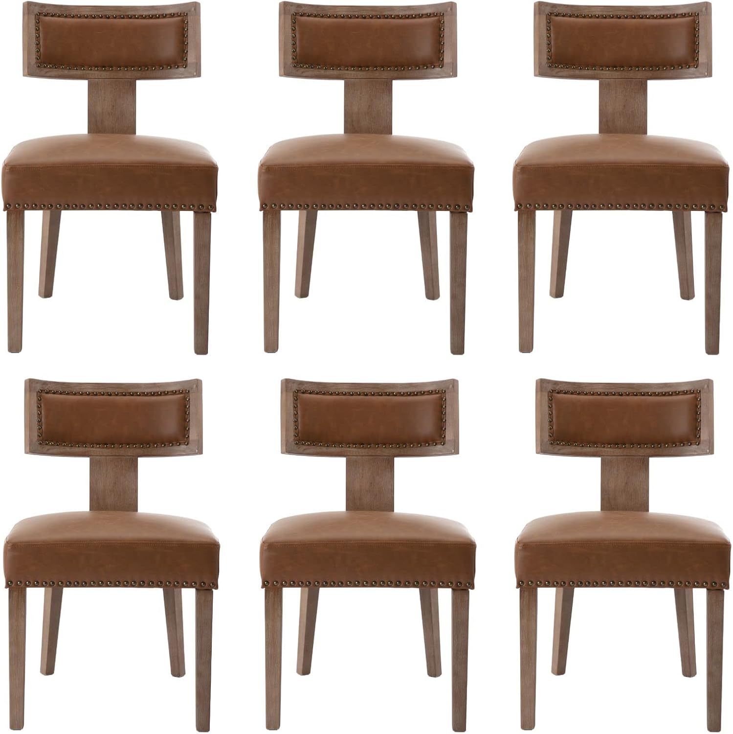 HNY Mid Century Modern Dining Chairs Set of 6 for Chic Spaces