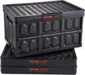 Collapsible 45L Storage Bins with Lids - Stackable, Foldable Utility