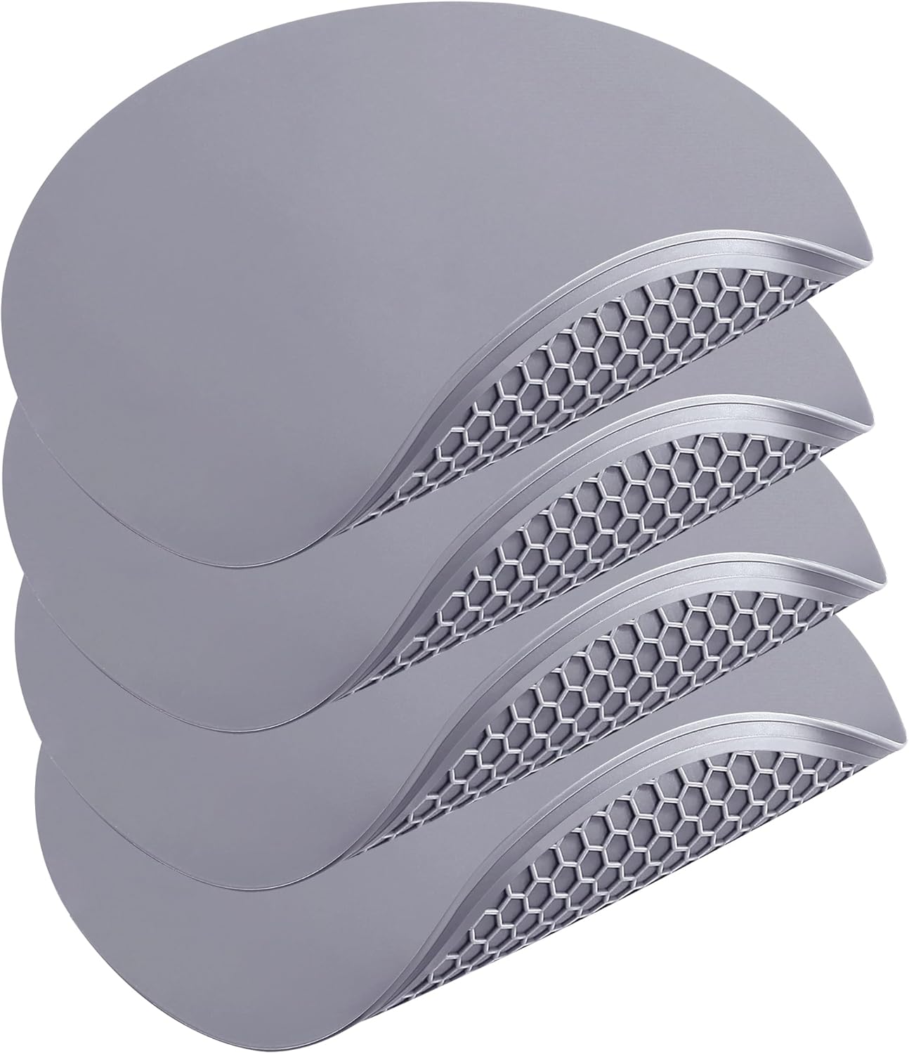 Set of 4 Silicone Mats: Heat Resistant & Multi-Functional! 