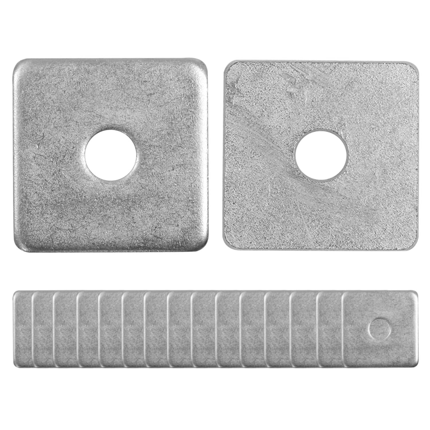 50 Pcs Heavy Duty 304 Stainless Steel Square Washer Plates