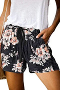 FEKOAFE Womens Drawstring High Waist Cotton Shorts - Comfortable