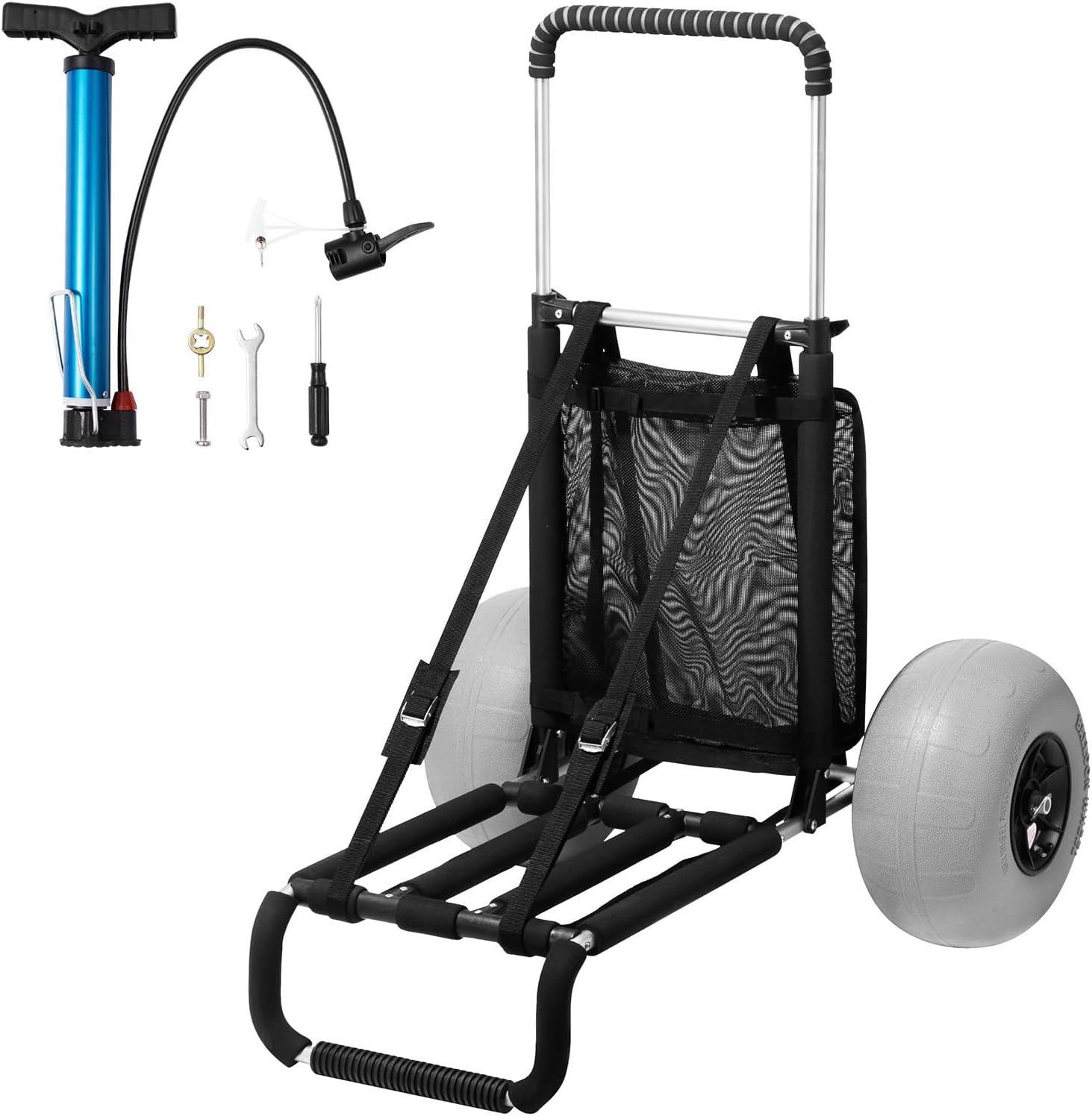 VEVOR Beach Dolly with Big Wheels for Sand and Heavy Duty Use