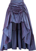 Scarlet Darkness Women's Renaissance Pirate High-Low Skirt - Versatile