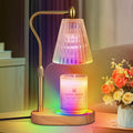 Dimmable Candle Warmer Lamp with RGB Mode & Timer - Safe Jar Candle