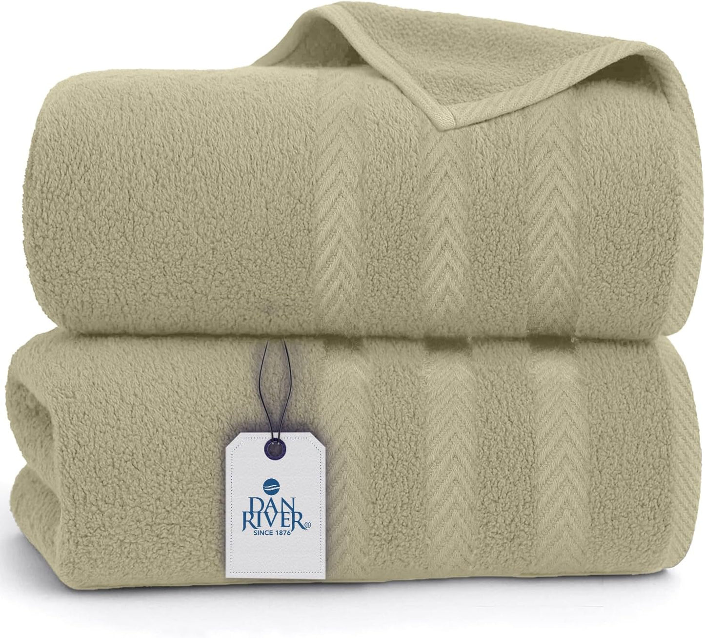 Luxury Bath Sheets 35x70 in 2 Pack, Soft & Quick Dry Towels